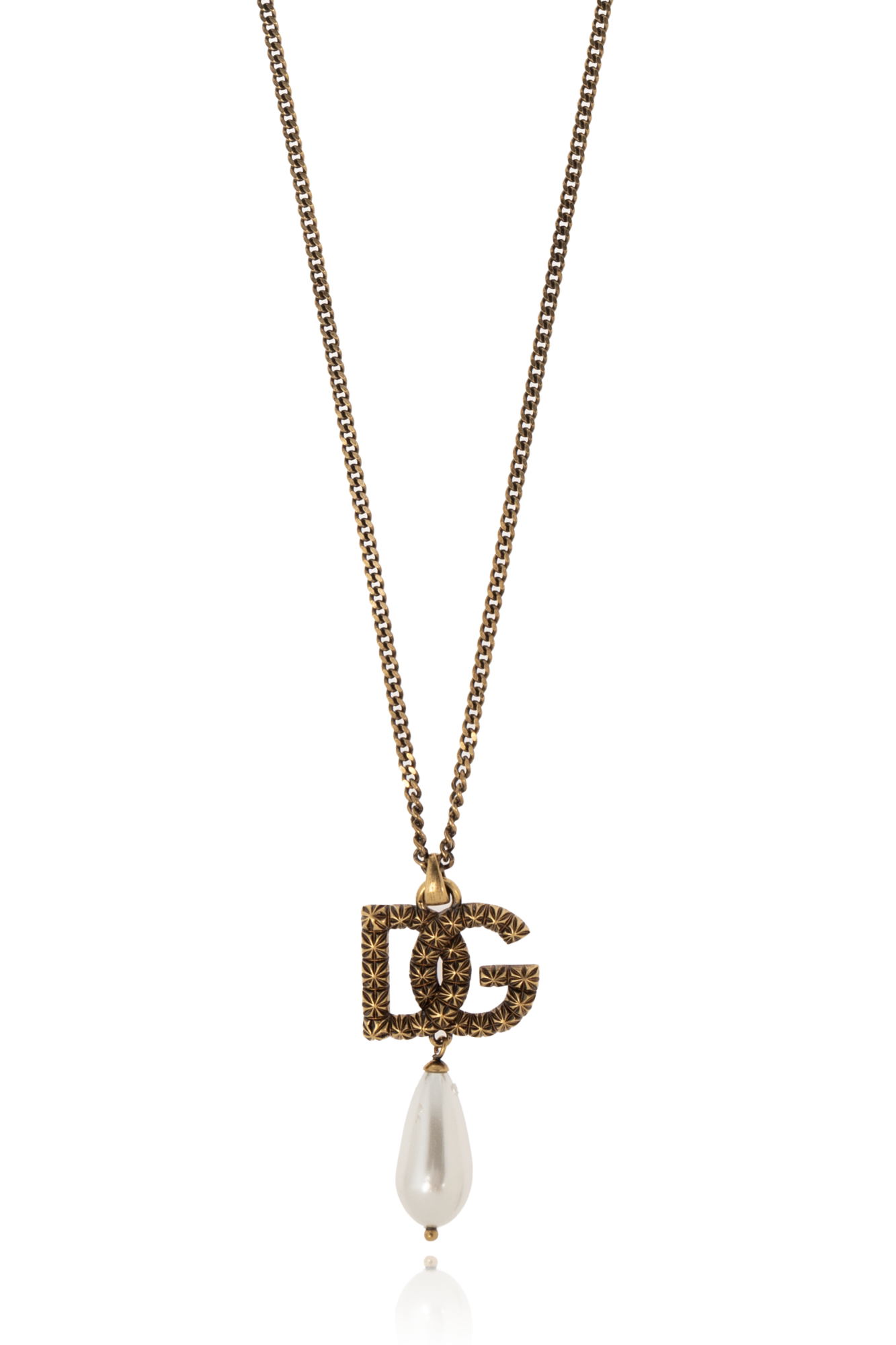 Dolce & Gabbana Necklace with logo-shaped pendant | Women's